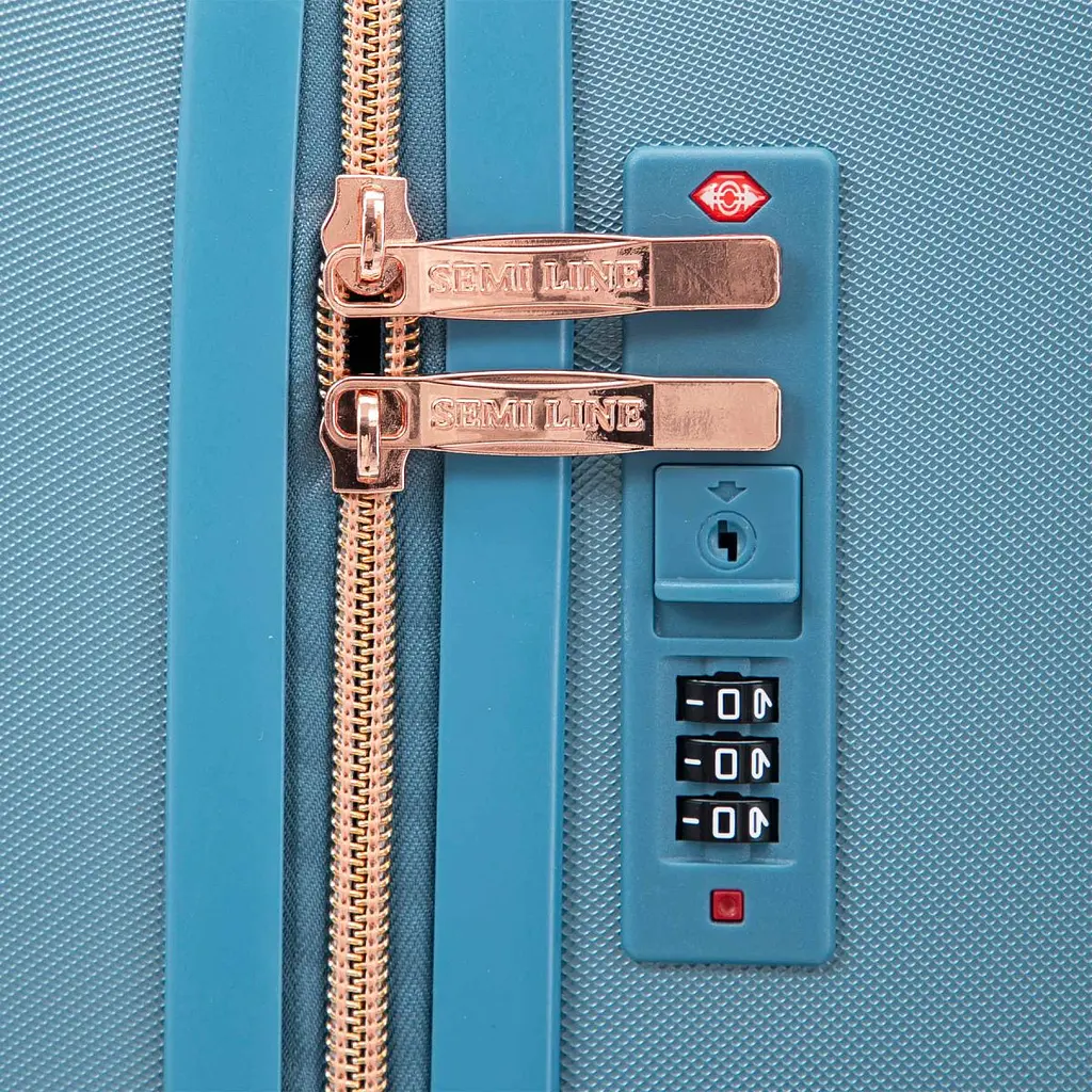 Валіза Semi Line 24" (M) Light Blue (T5913-2) - фото 8