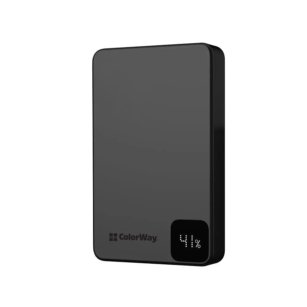 Універсальна мобільна батарея ColorWay 15W MagSafe 10000mAh Чорний (CW-PB100LPA1BK-WPDD) - фото 5