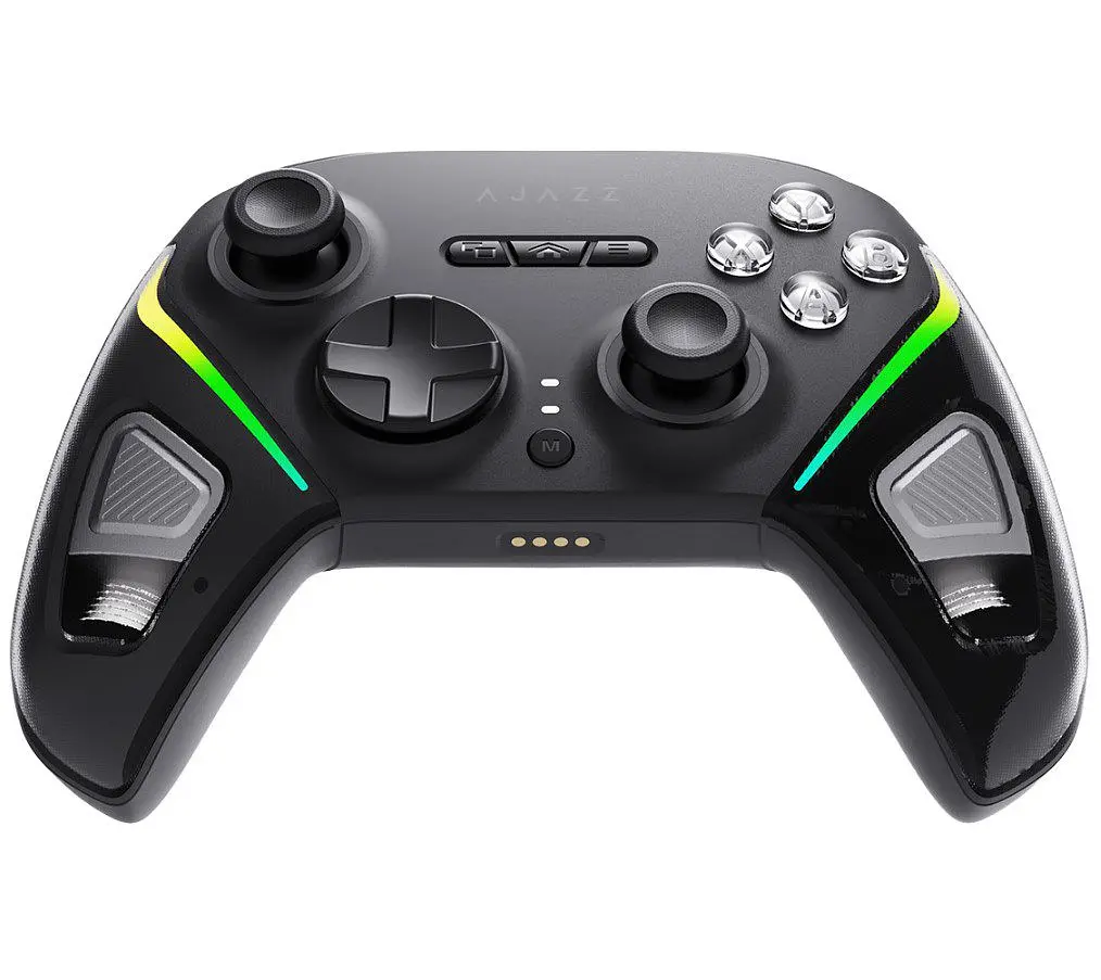 Геймпад джойстик Ajazz GP-100B 2.4G/BT/USB, Switch/PC/iOS/Android, RGB, Black