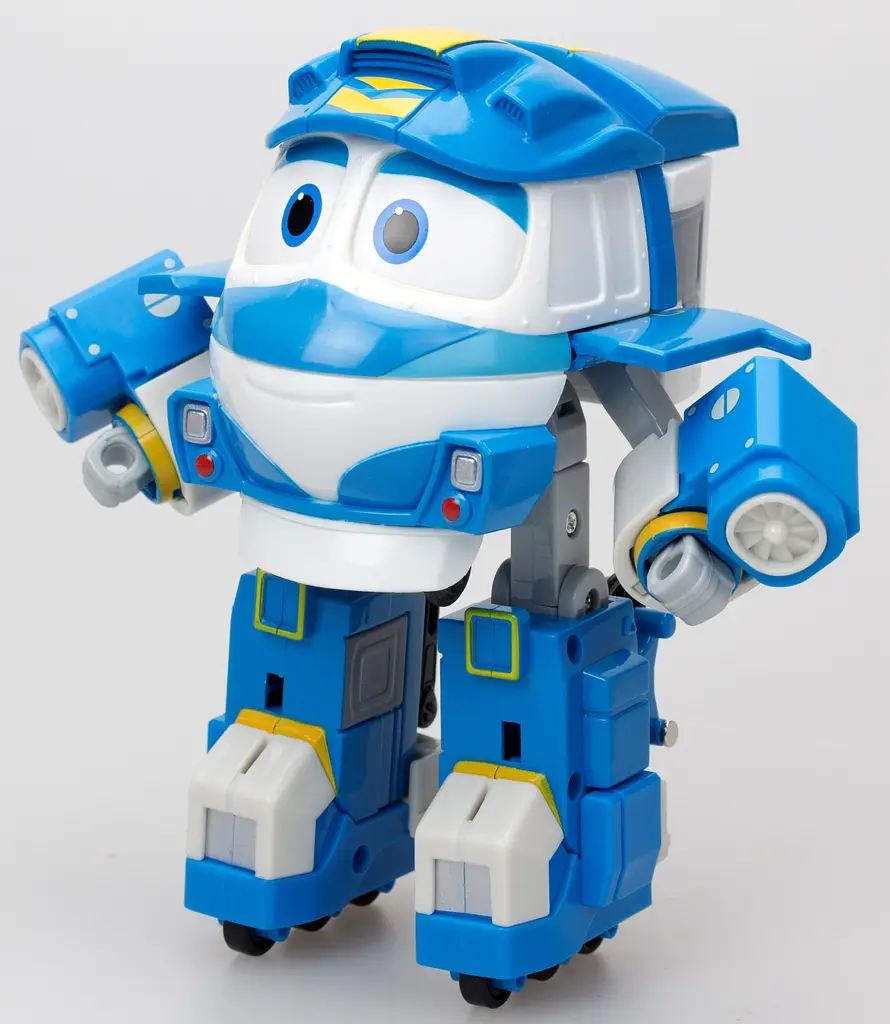 Паровоз-трансформер Silverlit Robot Trains Кей з двома вагонами (80177) - фото 2