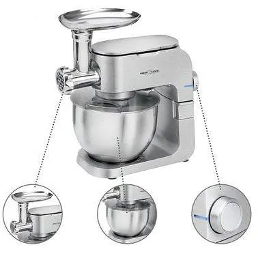 Кухонний комбайн - тістоміс Profi Cook PC-KM 1151 6,5 л. - фото 8