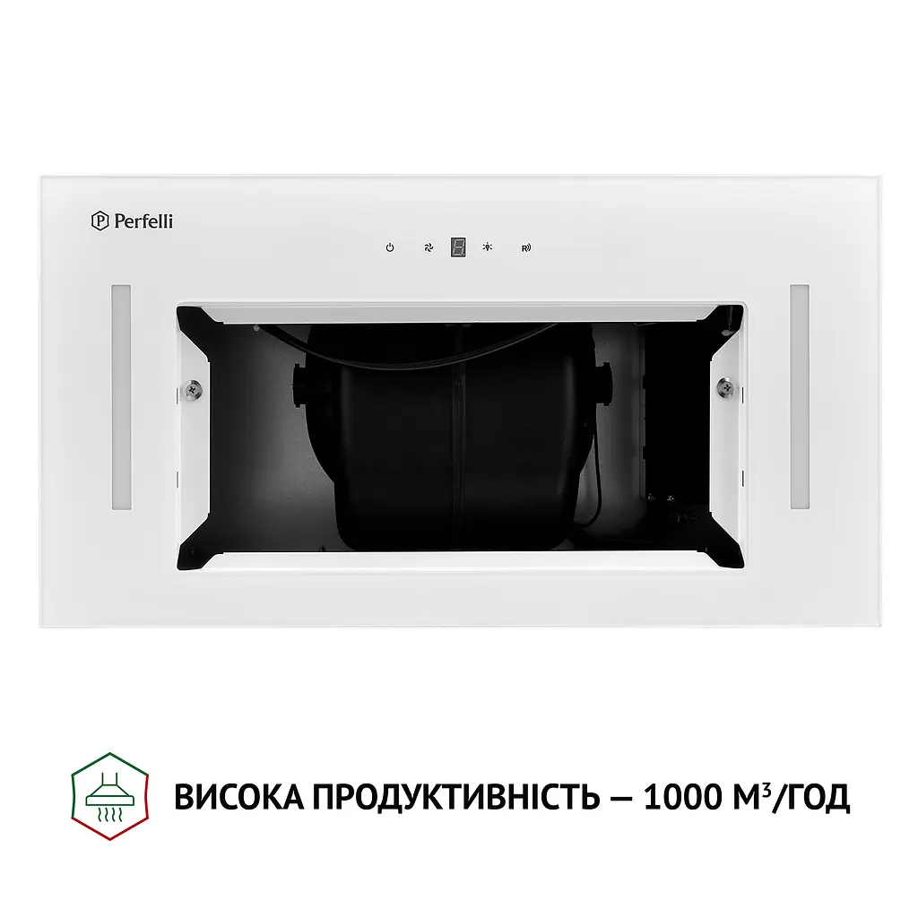 Витяжка повновбудована PERFELLI BIS 5684 WH 1000 LED - фото 5