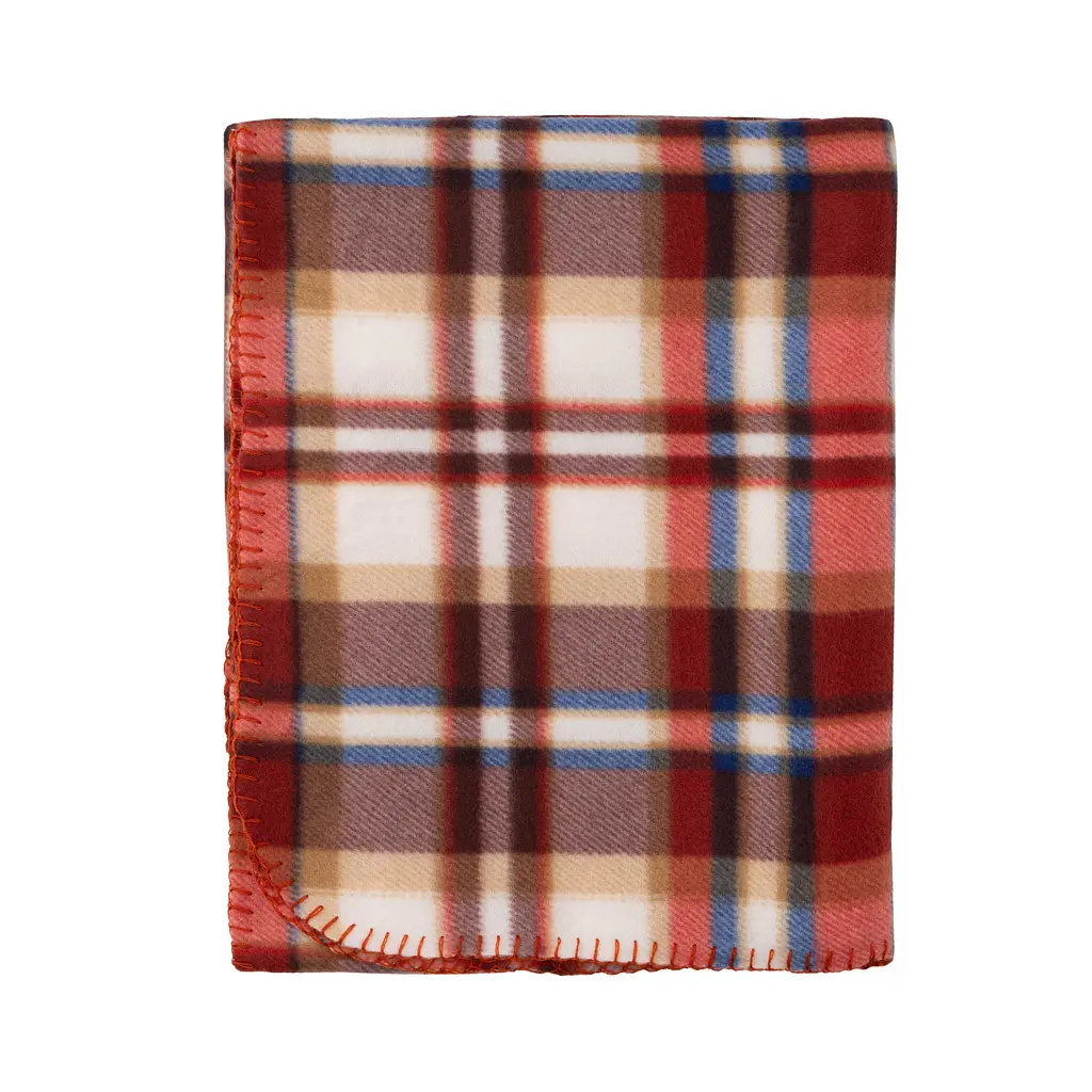 Плед Ardesto Fleece 130x160 см клеточка бело-коричневый (ART0720PB) - фото 3