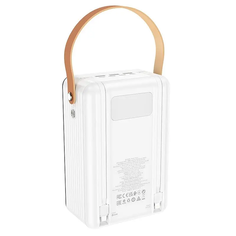 Зовнішній акумулятор Borofone BJ32 Terra fully compatible 80000mAh білий - фото 2