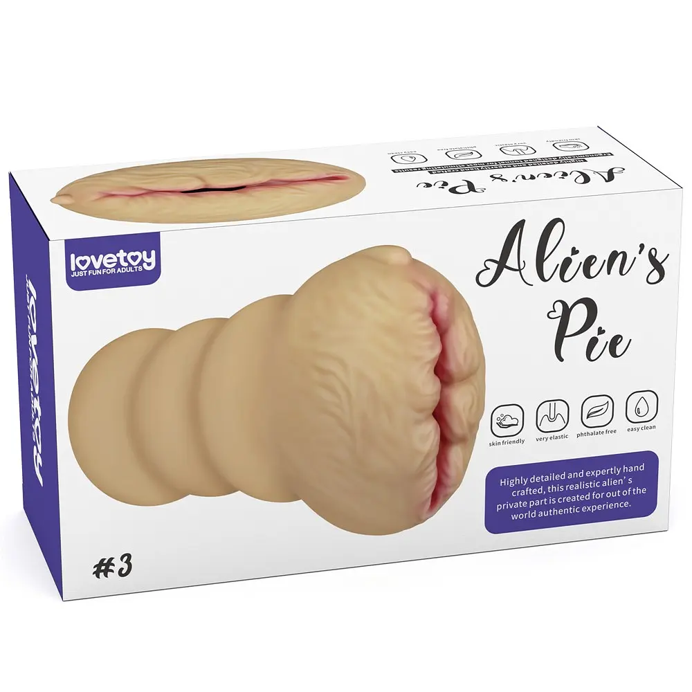 Мастурбатор LoveToy Alien's Pie Masturbator #3 (тілесний) - фото 19