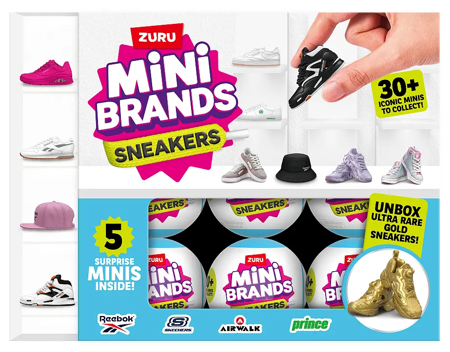 Ігровий набір Zuru Mini Brands Sneakers Фігурки-сюрприз в асортименті (77492GQ8) (6985077) комплект 13 штук - фото 2