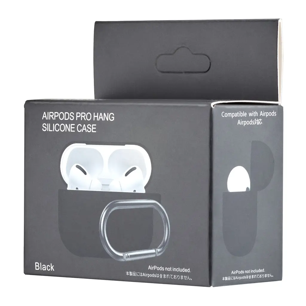 Чохол Silicone Case 1,2mm for AirPods Pro Black - фото 2