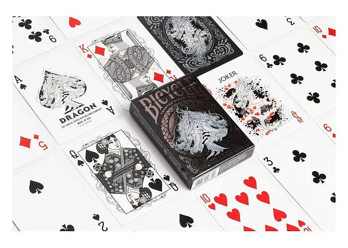 Карти гральні United States Playing Card Company Bicycle Black Dragon (ВР_КИББД) - фото 3