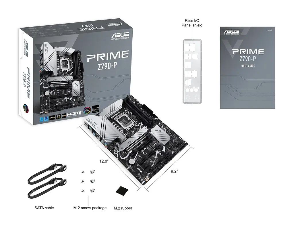 Материнская плата PRIME Z790-P s1700 Z790 4xDDR5 M.2 HDMI DP ATX Asus teh0018987 - фото 3