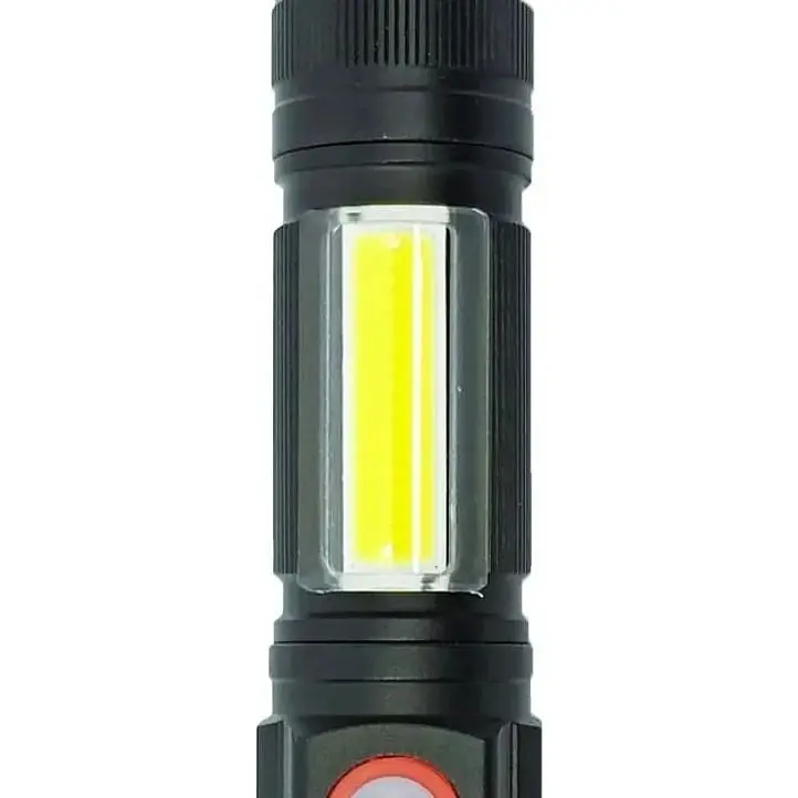 Ручной фонарь RB-244 аккумуляторный с зумом P90+COB Zoom Micro-USB - фото 4