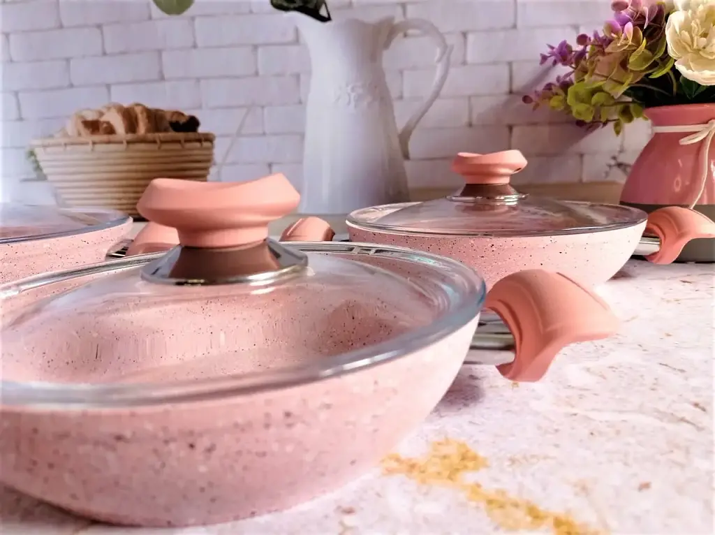 Набір посуду (омлетниці) O.M.S. Collection 3004 Pink - фото 2