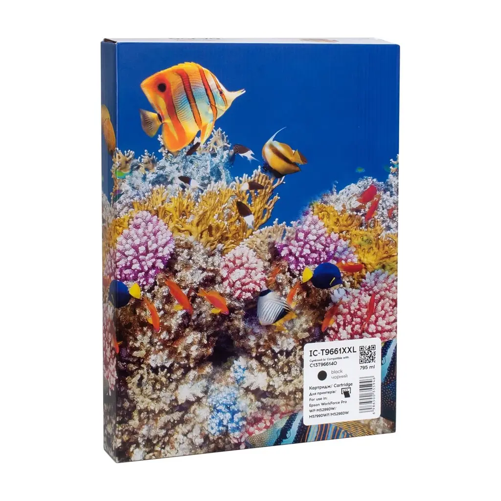 Картридж Barva Epson T9661 XXL (C13T966140) 40K, black (IC-T9661XXL)