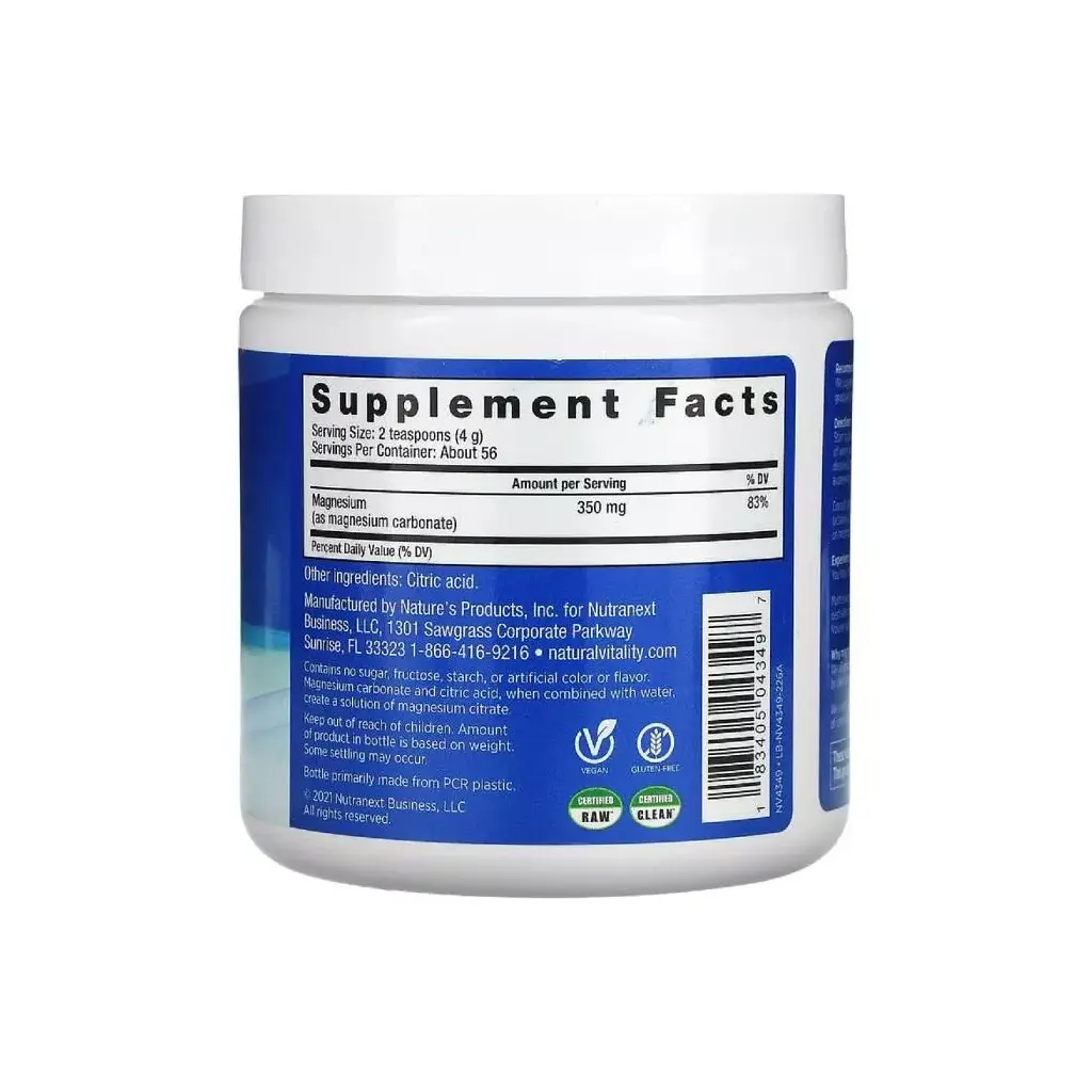 Мінерали Natural Vitality Напій-Антистрес, CALM, Anti-Stress Drink Mix, 226 гр (PTG-04349) - фото 2