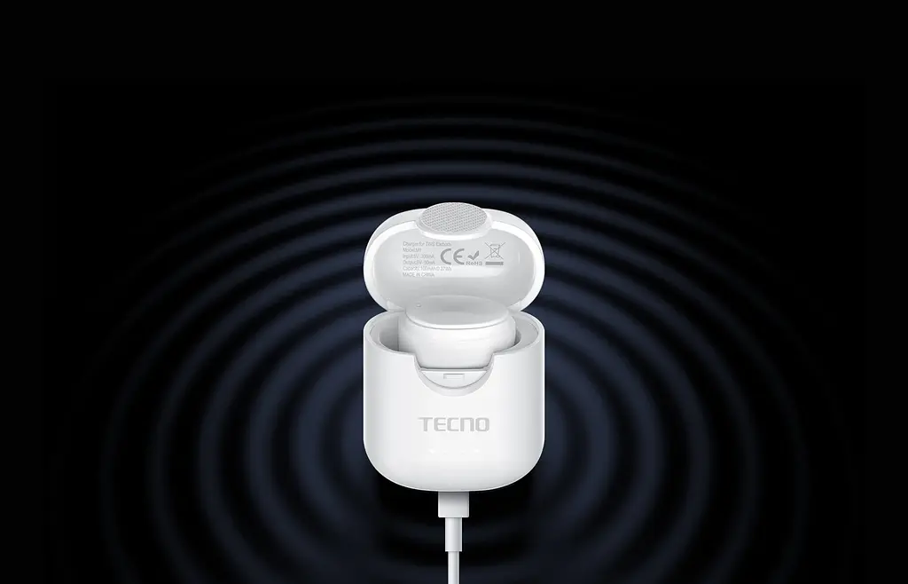 Моно гарнітура Tecno Minipods M1 White (4895180759475) - фото 8