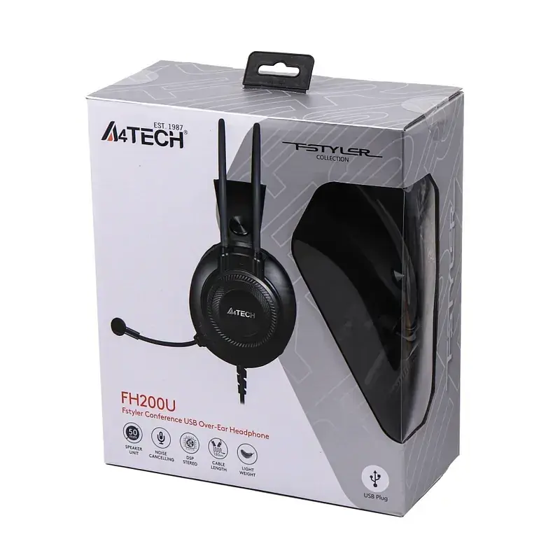 Навушники A4-Tech FH200U (Grey) - фото 4
