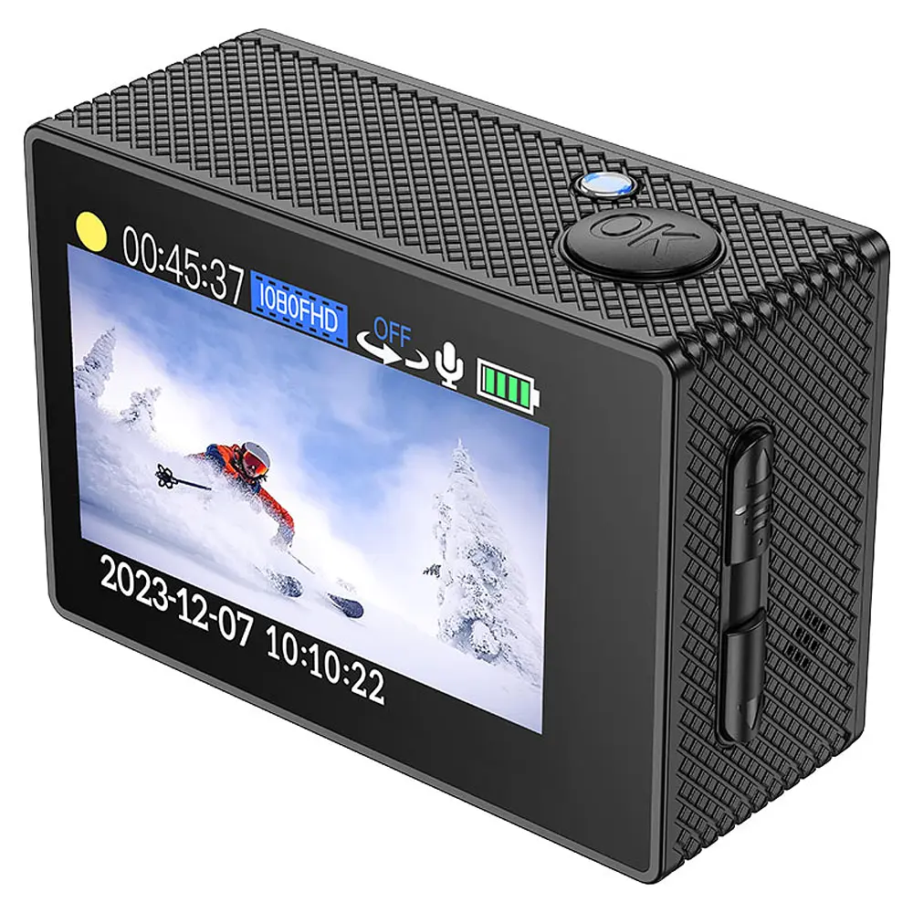 Екшн камера Hoco DV100 sports camera Black - фото 2