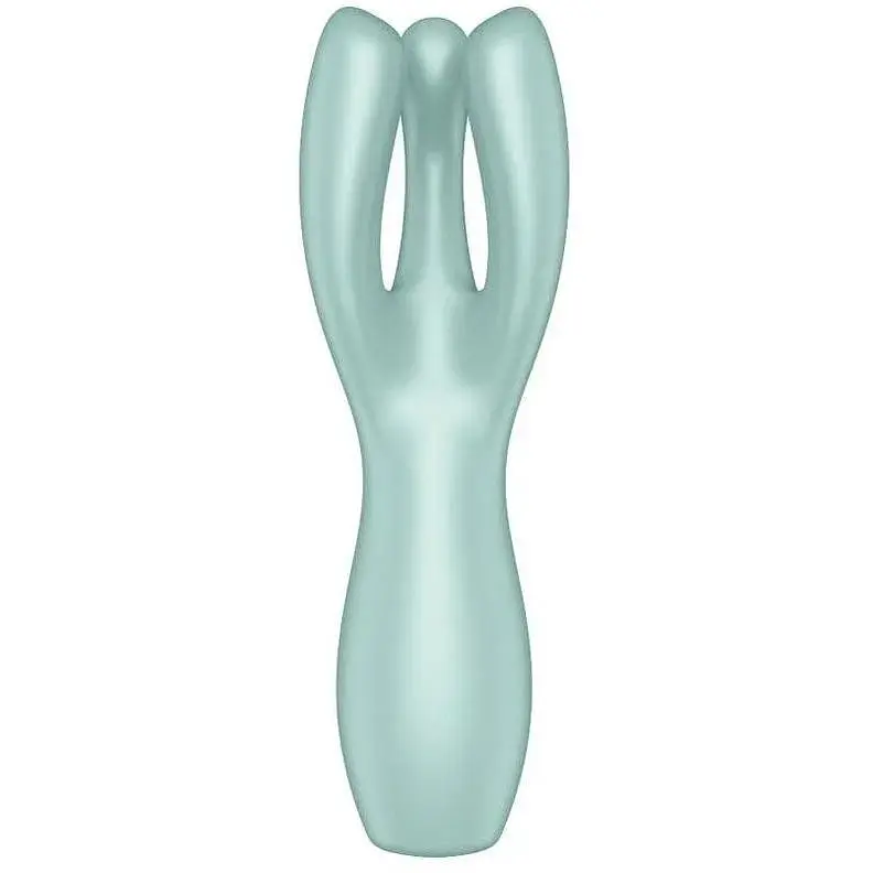 Кліторальний вібратор Satisfyer Threesome 3 із трьома "пальчиками" - фото 3