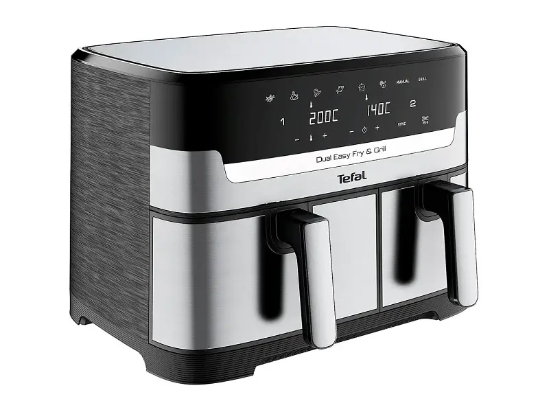 Мультипіч (аерофритюрниця) Tefal Dual Easy Fry & Grill Air Fryer EY905D10 - фото 2