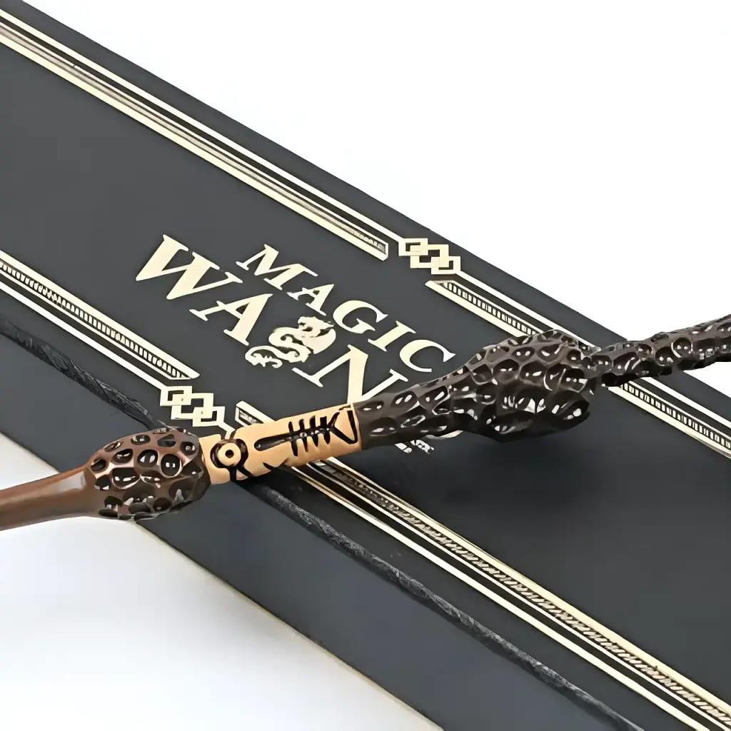 Магічна паличка з вогнем Albus Dumbledore FW1 40 см, чарівна паличка в стилі Гаррі Поттера, що стріляє вогнем, подарунковий набір - фото 7