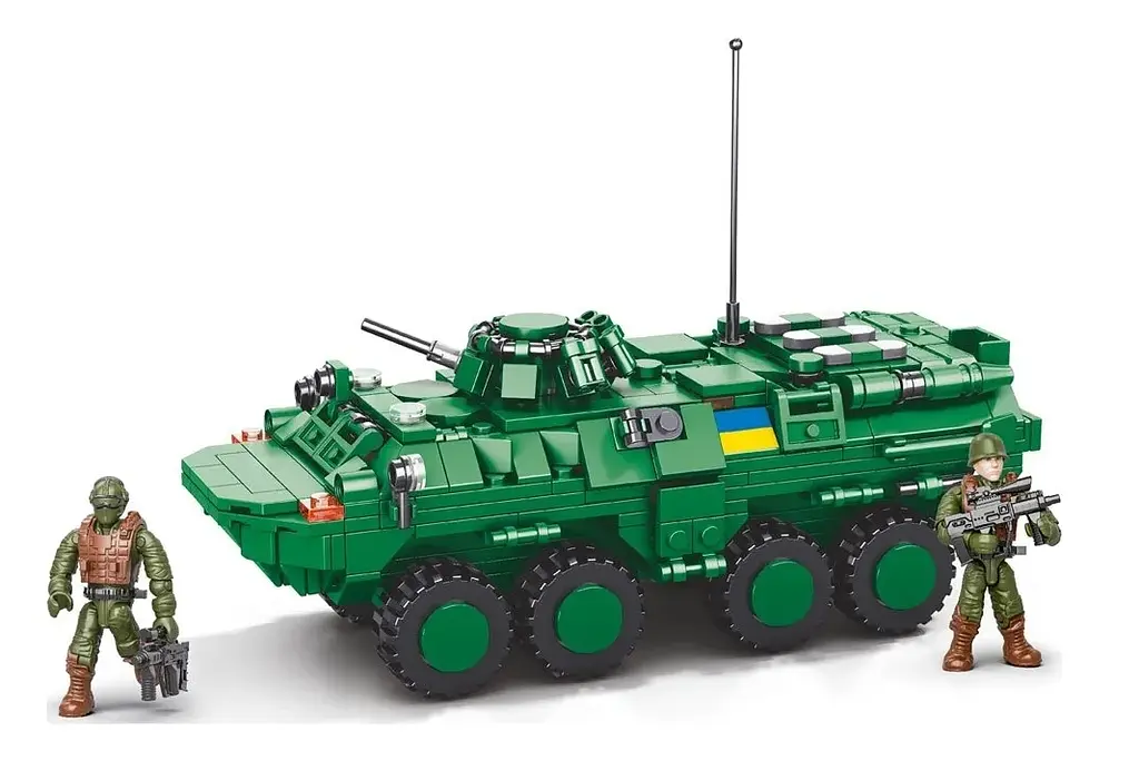 Конструктор KB 1141 LimoToy Бронетранспортер БТР-80 фігурки 567 деталей в коробці (6903317617265) - фото 2