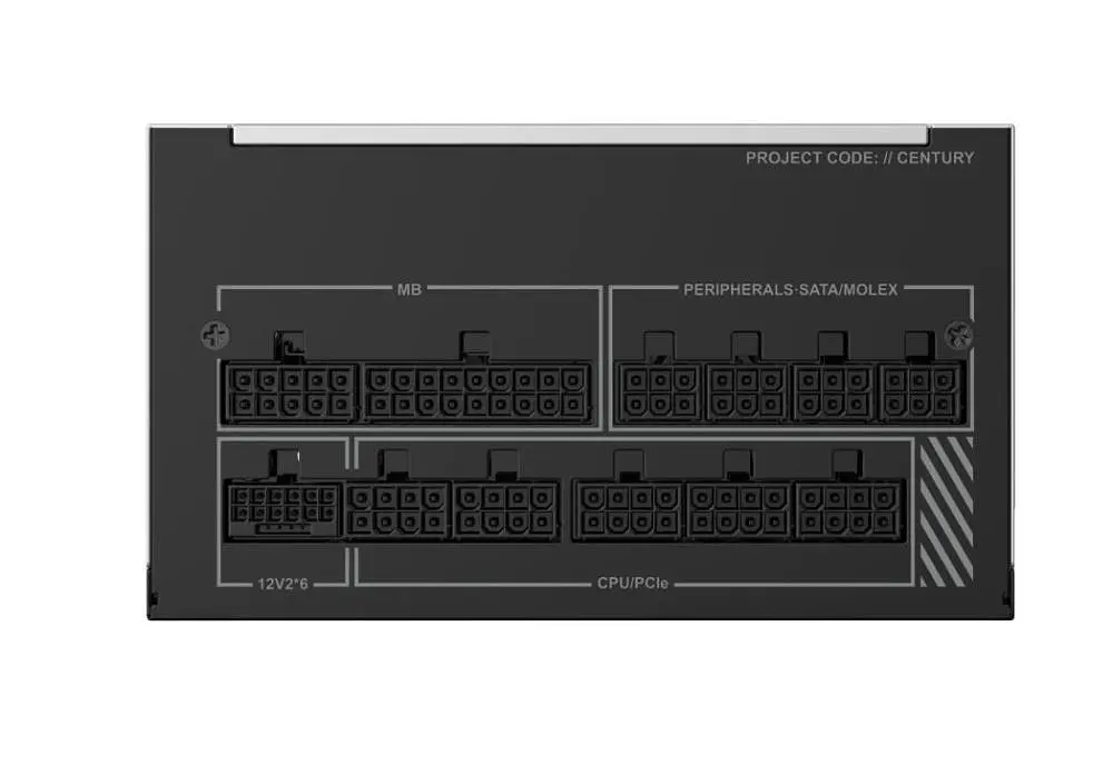 Блок питания ATX 1200W CENTURY II 1200 MONTECH - фото 4