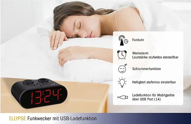 Годинник настільний TFA Ellypse 60255101 - фото 2