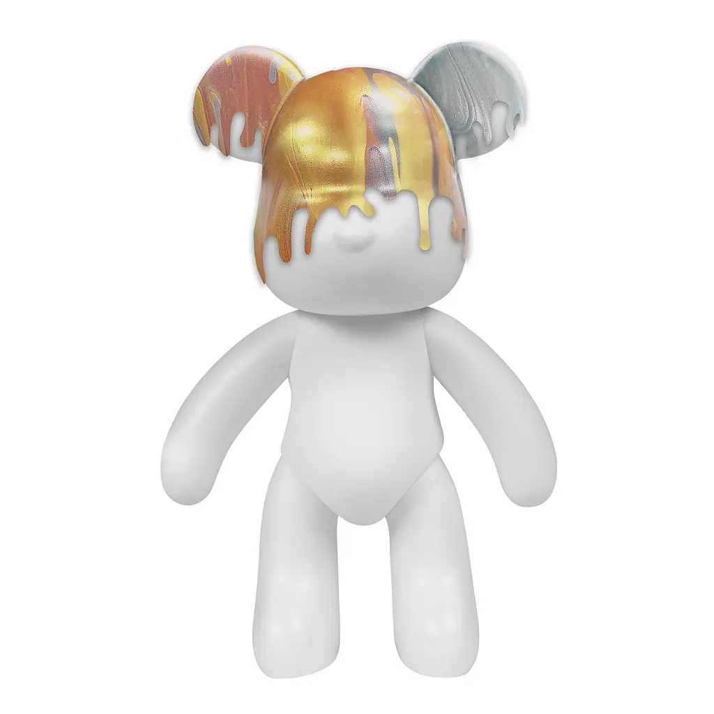 Pour Palz Набір для творчості Флюїд Арт - Ведмедик "Магія металіку" S3 Metallic ToyMonster Art.GS-G25021 - фото 4