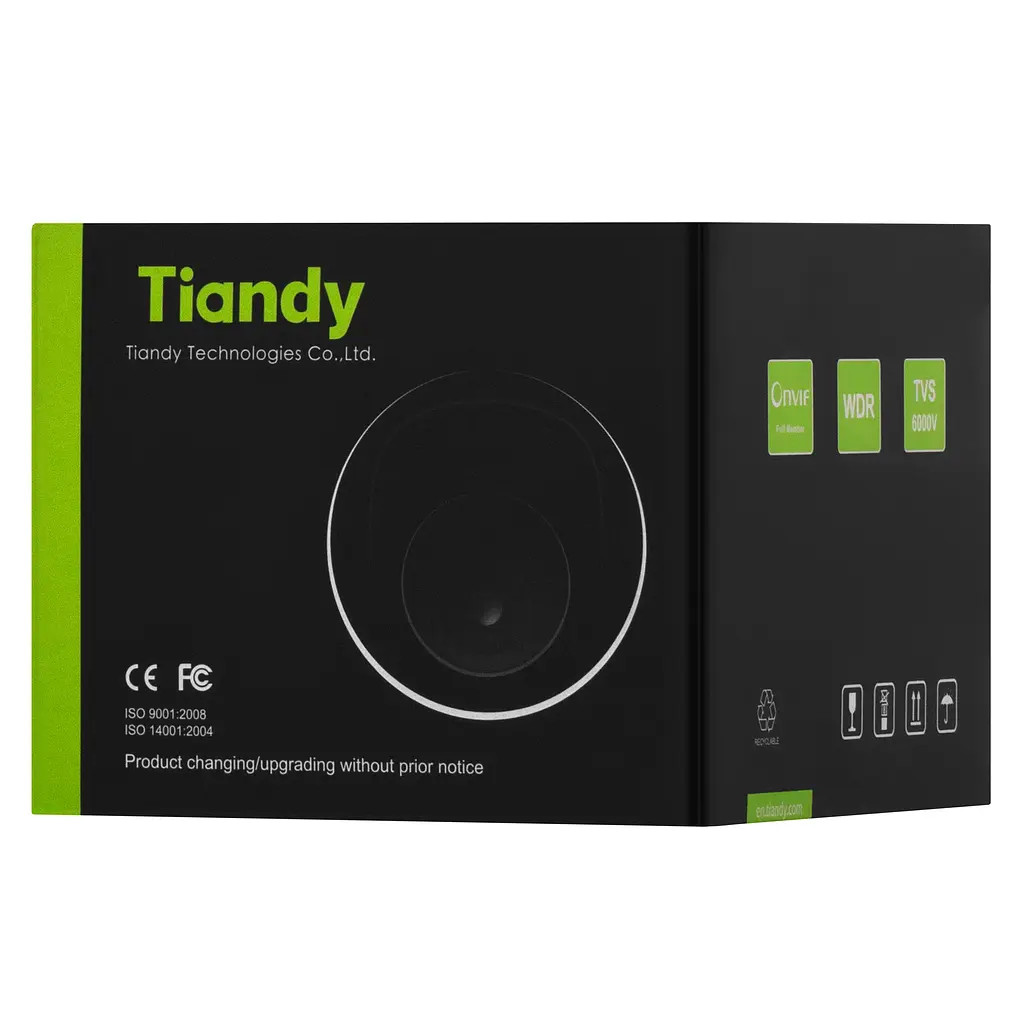 IP-камера TC-C34KN Spec:I3/A/E/Y/2.8-12mm/V4.2, 4MP, Dome, 2.8-12mm AVF, f/1.6, IR30m, PoE, I Tiandy teh0016024 - фото 3