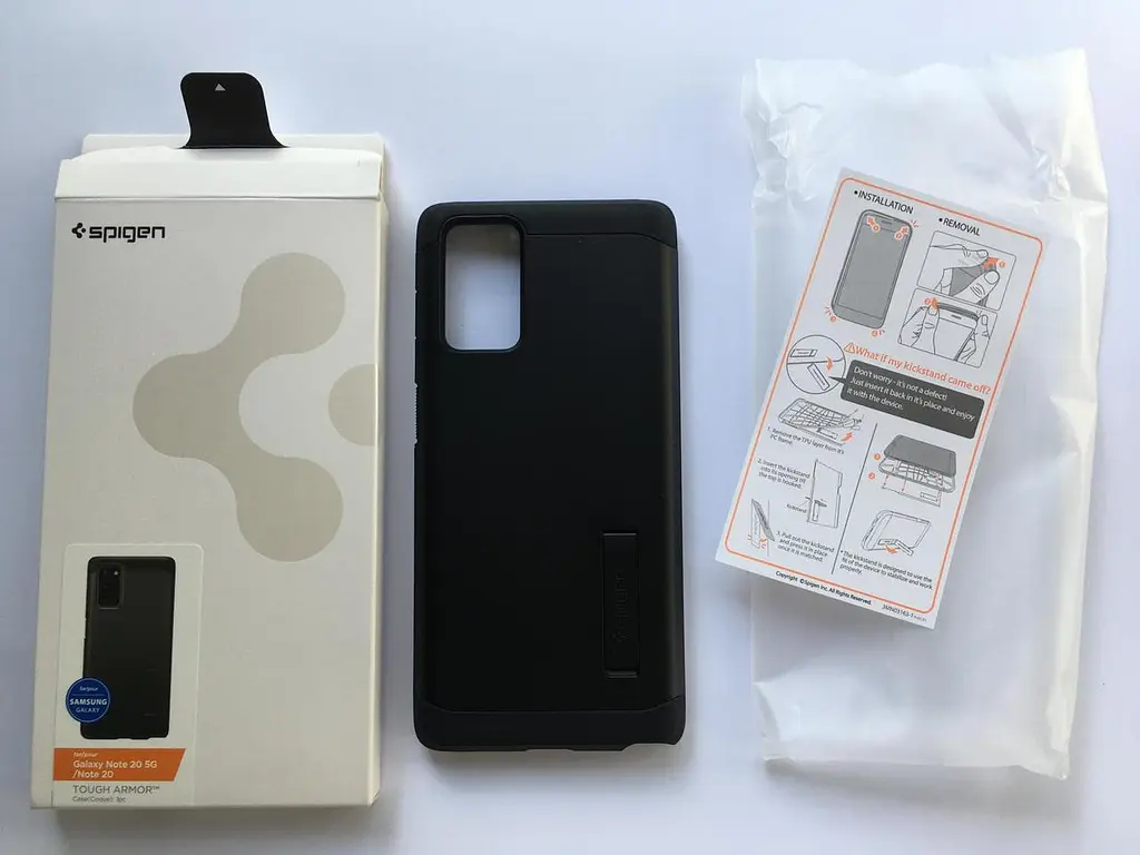 Чохол протиударний із підставкою Spigen Tough Armor ACS01422 для Samsung Galaxy Note 20 (6.7") Black - фото 9