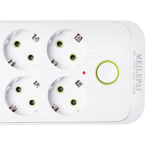 Мережевий фільтр-подовжувач SMART 6 розеток 5 USB 5 метрів, білий
 - фото 5