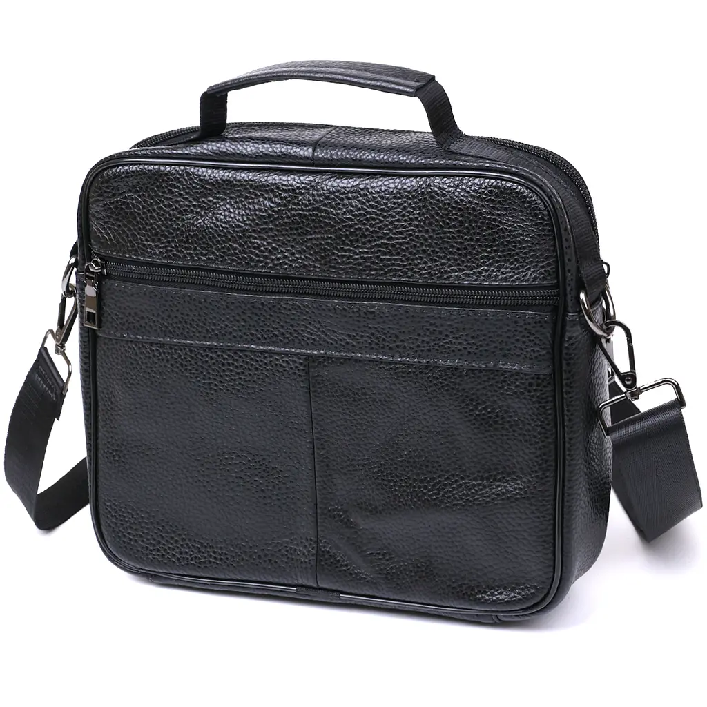 Кожаная мужская сумка Vintage 27х22х7 см sum0020157 - фото 12