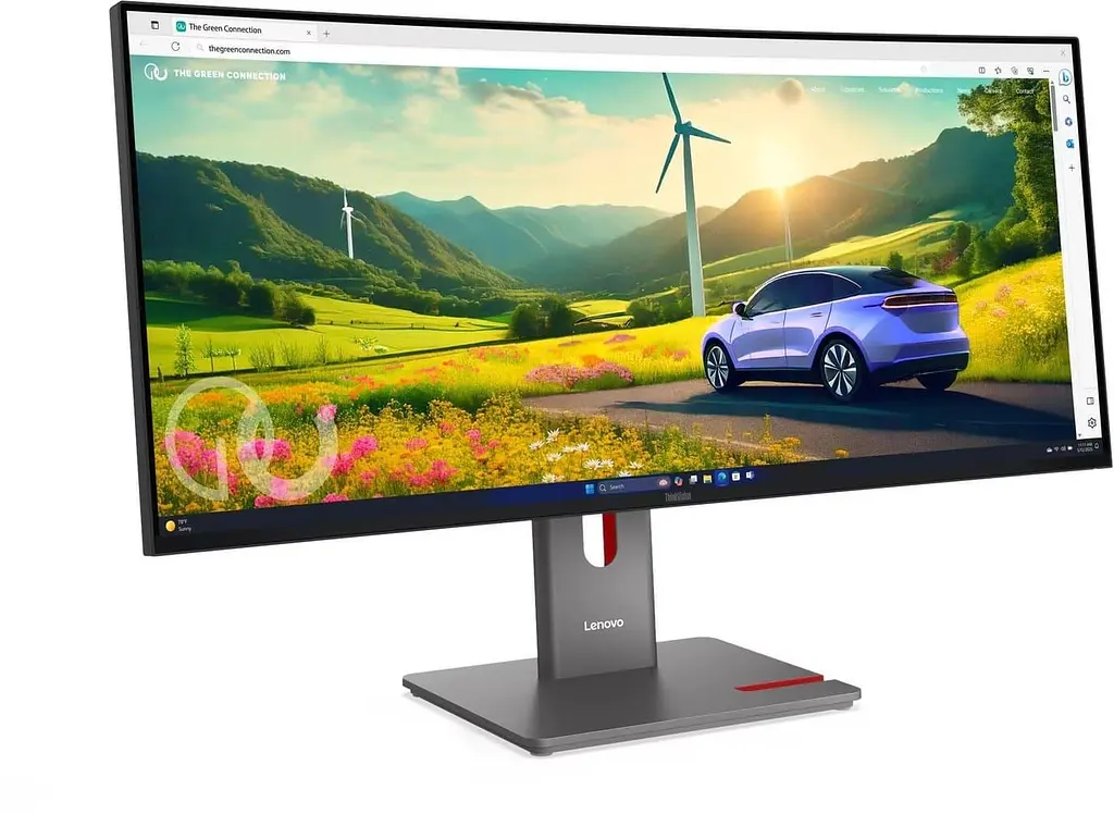 Монітор Lenovo 34" P34WD-40 Curved UWQHD IPS 120Hz (64ADGAT1UA) - фото 2