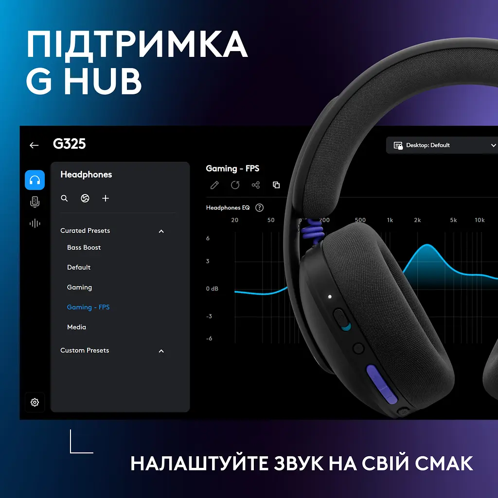 Гарнітура Logitech G325 Lightspeed Black (981-001524) - фото 10