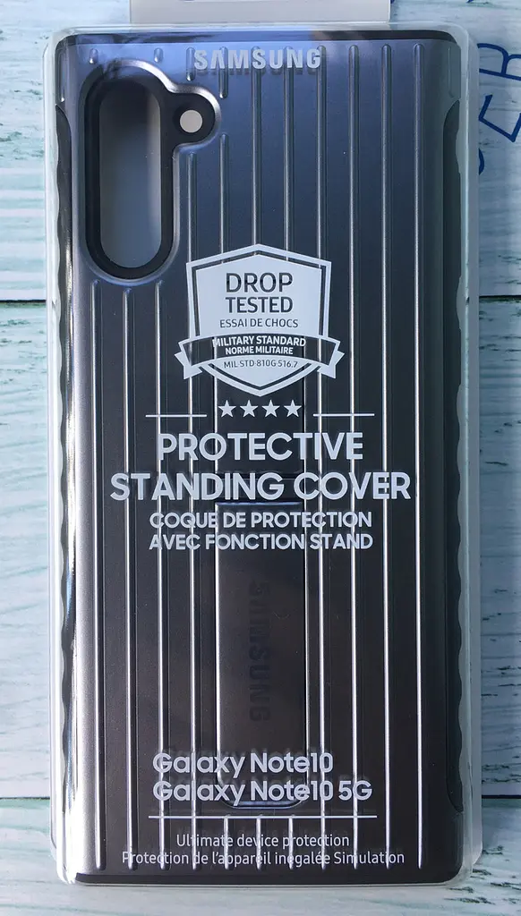 Чохол оригінальний із підставкою Official Protective Standing Cover EF-RN970CSEGRU для Samsung Galaxy Note 10 Silver - фото 7