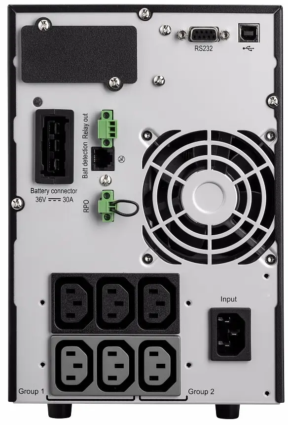 Eaton Джерело безперебійного живлення 9SX, 1000VA/900W, LCD, USB, RS232, 6xC13 - фото 2