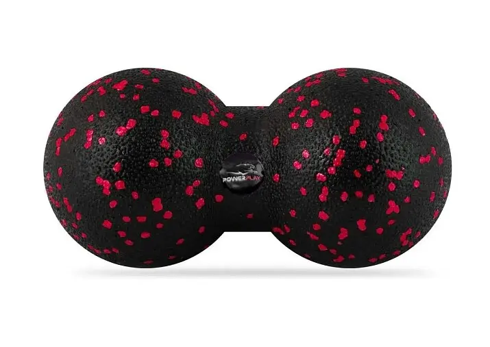 Набір м'ячів для масажу та йоги PowerPlay PP_4090 EPP (Комплект з 2 штук) Red (PP_4090_Red) - фото 4