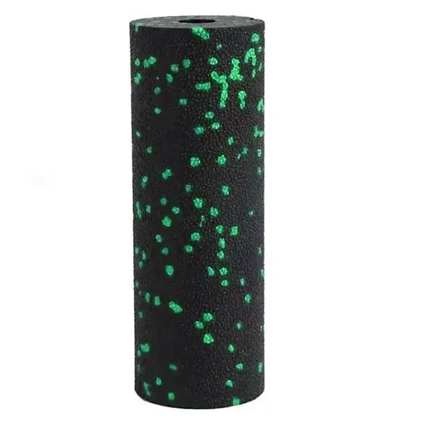 Массажный ролик (роллер) гладкий PowerPlay PP-4346 Mini EPP Foam Roller Черно/Зеленый (15,3x5,3 см) (PP_4346_Green_(15*5)) - фото 2