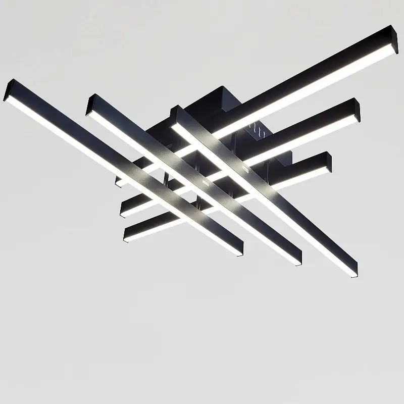 Стельова LED-люстра Art YDH220505-6 BK - фото 3