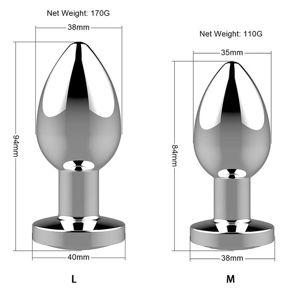 Анальна пробка B - Series Magic Rechargeable Butt Plug, 8.4 см (сріблястий) - фото 4