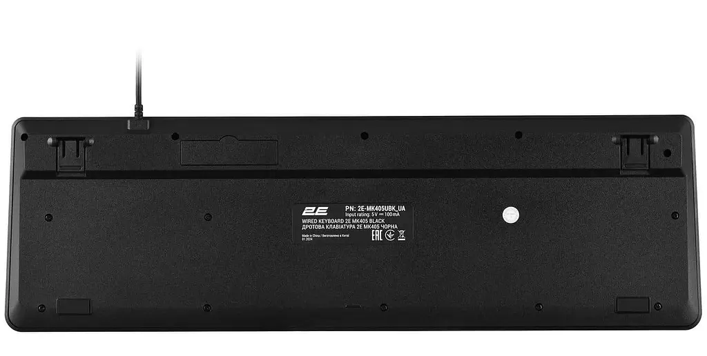 Комплект клавиатура та миша 2E MK405 USB-A, EN/UK, чорний - фото 4