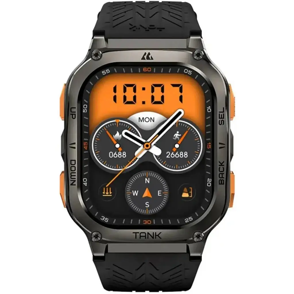 Смарт-годинник тактичний Kospet Tank M3 ULTRA Black (KTM0003UB) - фото 3