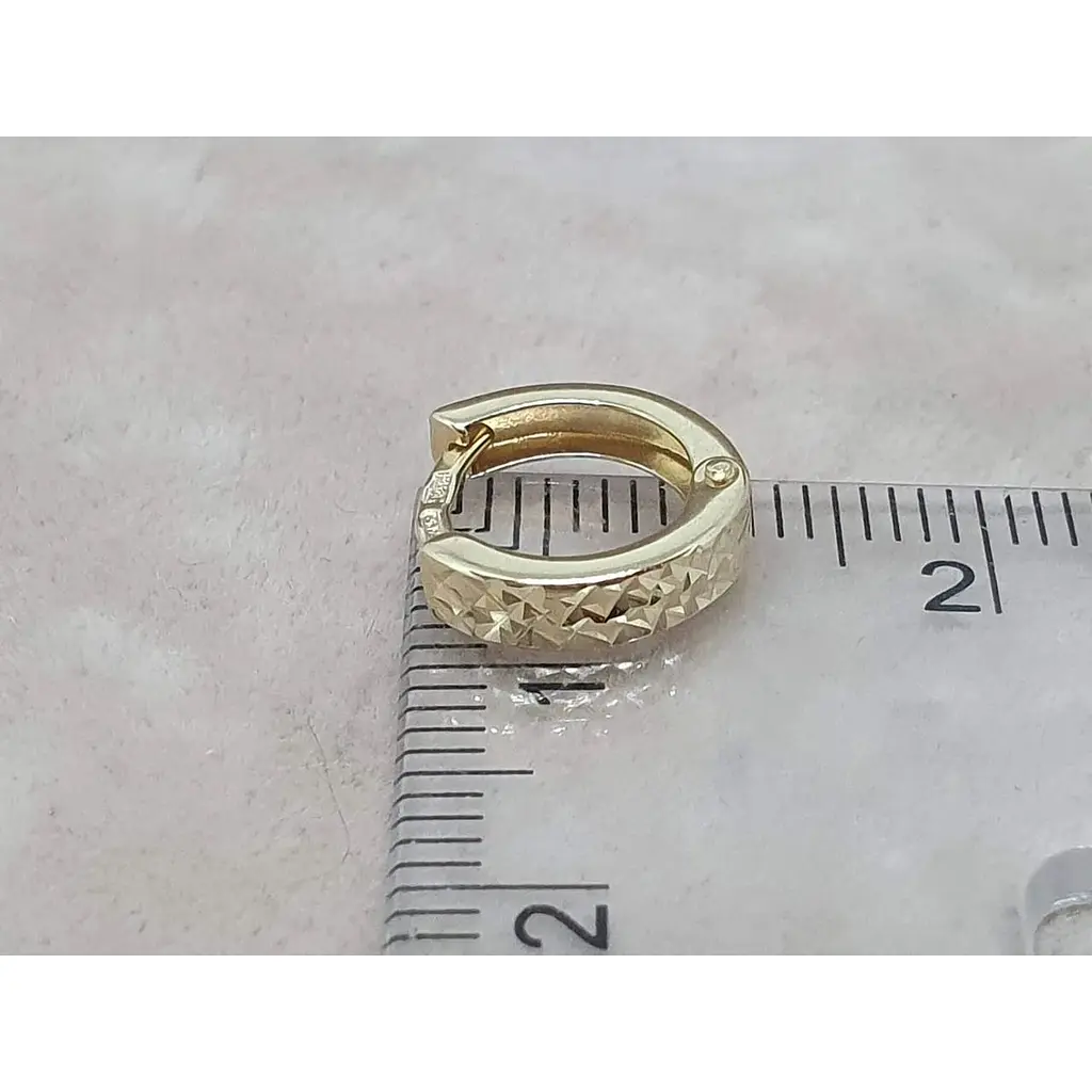 Золоті сережки Tango з алмазною гранню. 470334М - фото 5