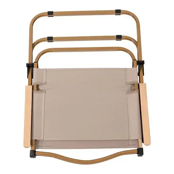 Стул для кемпинга Lugi складной с алюминиевым каркасом бежевый SJ-0032-1. - фото 5