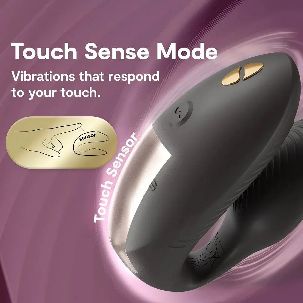 Вібратор We-Vibe Chorus Pro Satin Black для пар зі смарт-управлінням - фото 9