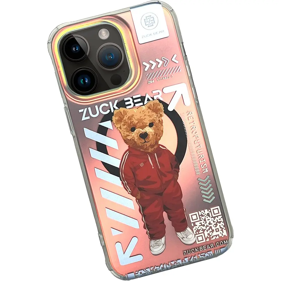 Чехол Zuck Bear New York Never Sleeps MagSafe Case для Apple iPhone 15 Pro Max Brooklyn Baller [108874] - фото 2