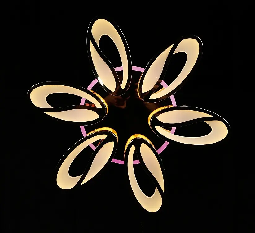 LED люстра світильник з пультом і підсвічуванням Splendid-Ray 30-3982-05 - фото 6