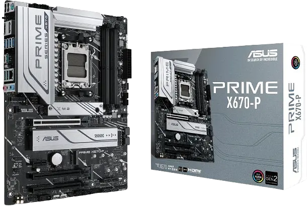 Материнська плата Asus X670-P Prime Socket AM5 (PRIME X670-P) Б/В - фото 3