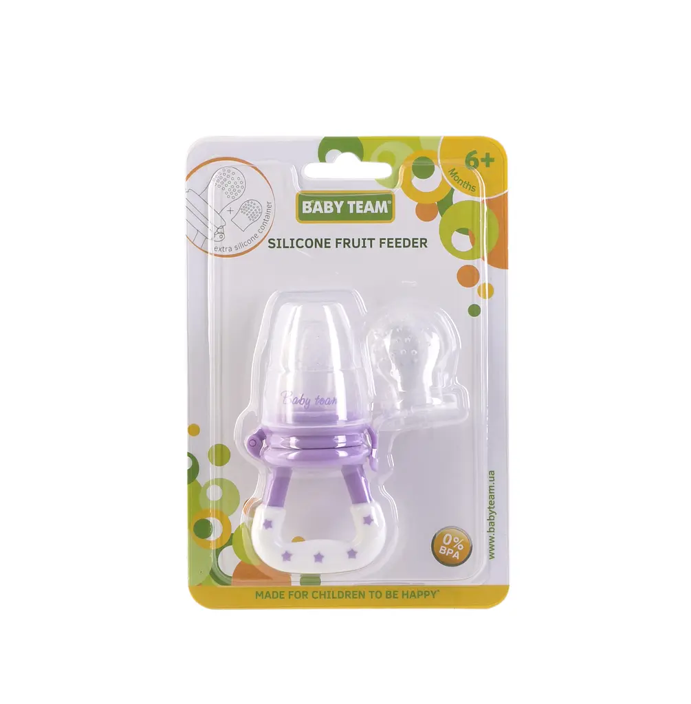 Ниблер силиконовый Baby Team, фиолетовый (6202_фиолетовый) - фото 4