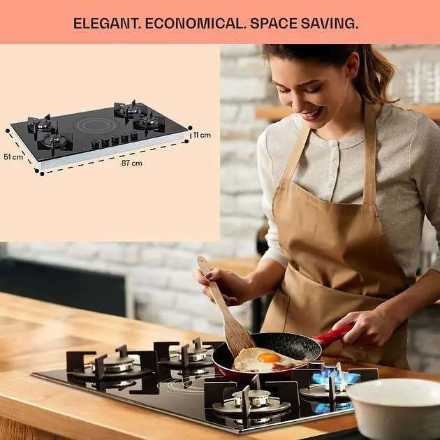 Варочная поверхность газовая Klarstein MultiChef 5 (10036338) - фото 7