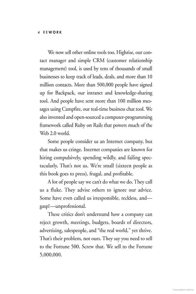 ReWork: Change the Way You Work Forever - фото 8